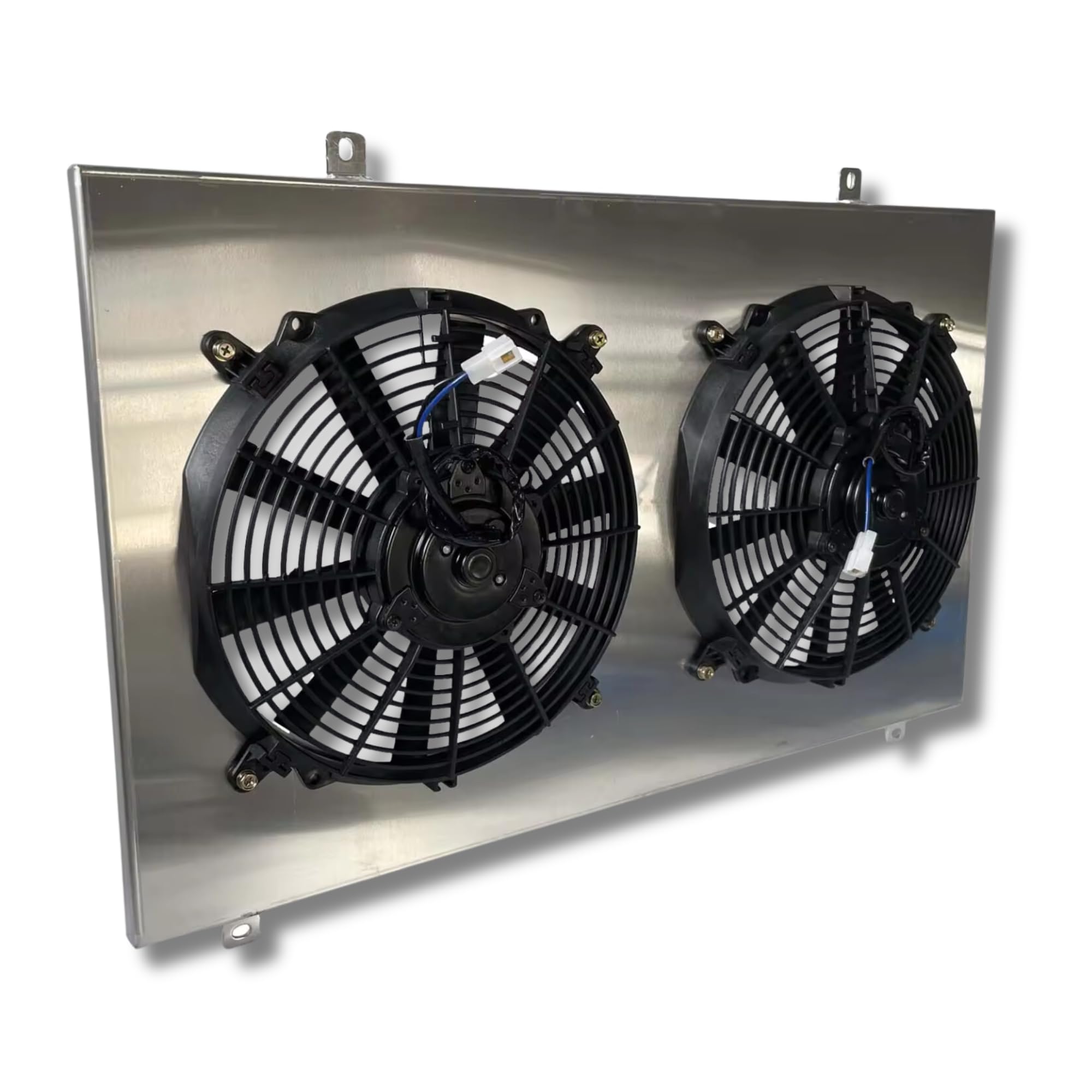 Electroventiladores compatible con Nissan Patrol 260 + Y60 para substituir embrague viscoso.