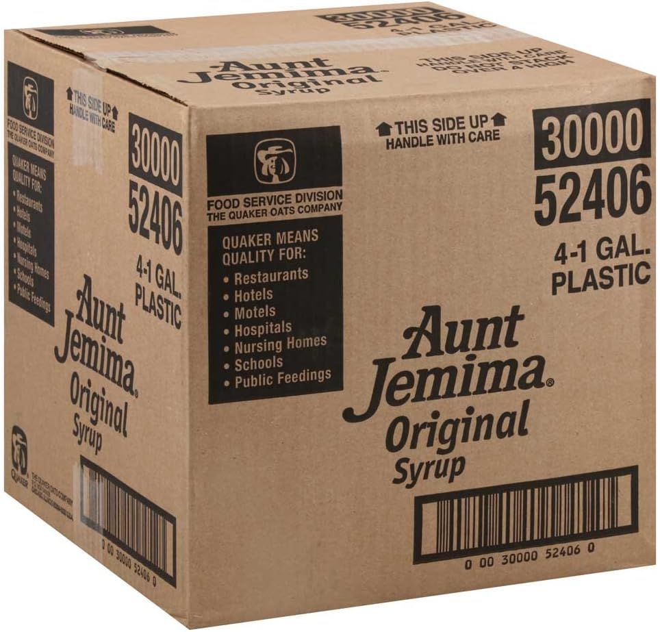 Aunt Jemima Syrup Regular, 1 Gallon -- 4 Case