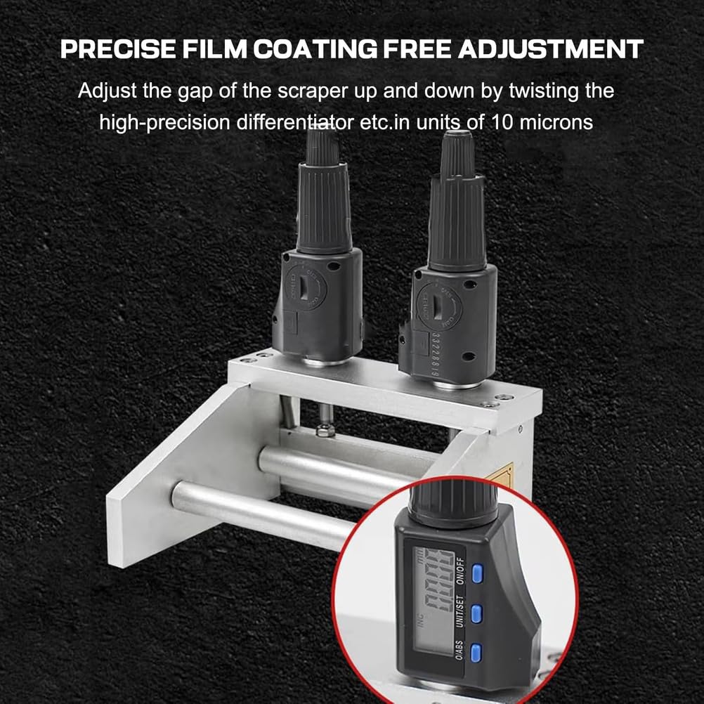 Einstellbarer digitaler Display-Film-Applikator, Labordoktor, Klingenbeschichtung, Nassfilm-Vorbereitungsgerät, 1 bis 6000 m, verstellbare Dicke für Druck, Farbe, Beschichtungen, 150 mm