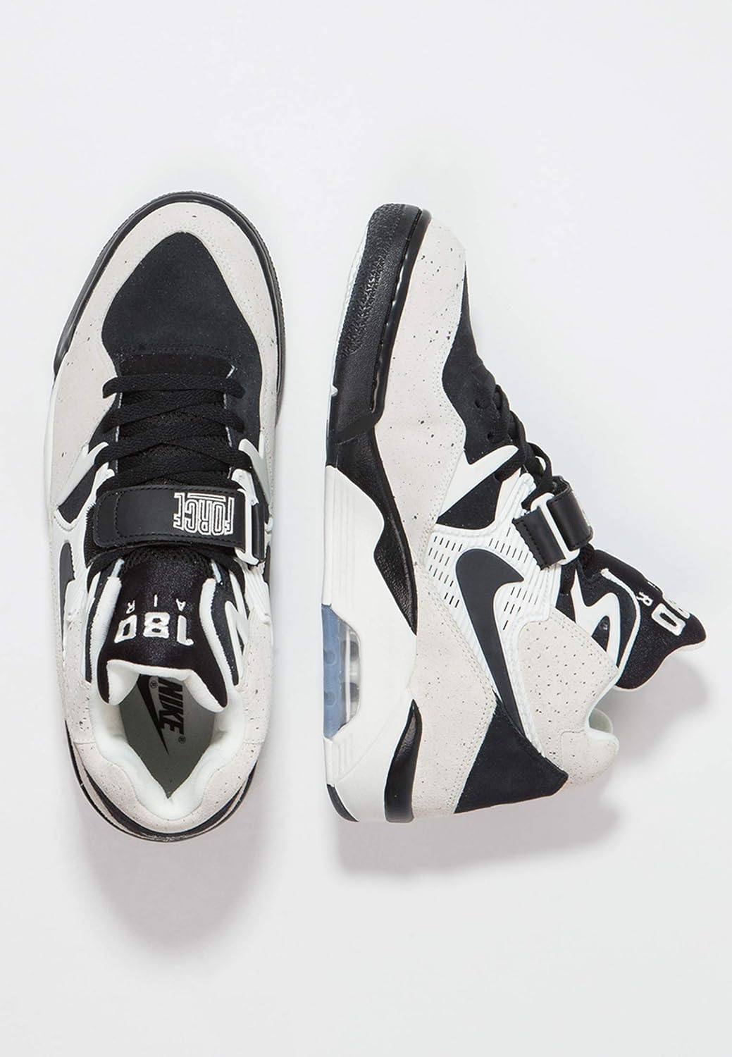 Nike Men's Air Force 180 Sail Black 310095-101 (10.5 D(M) US)