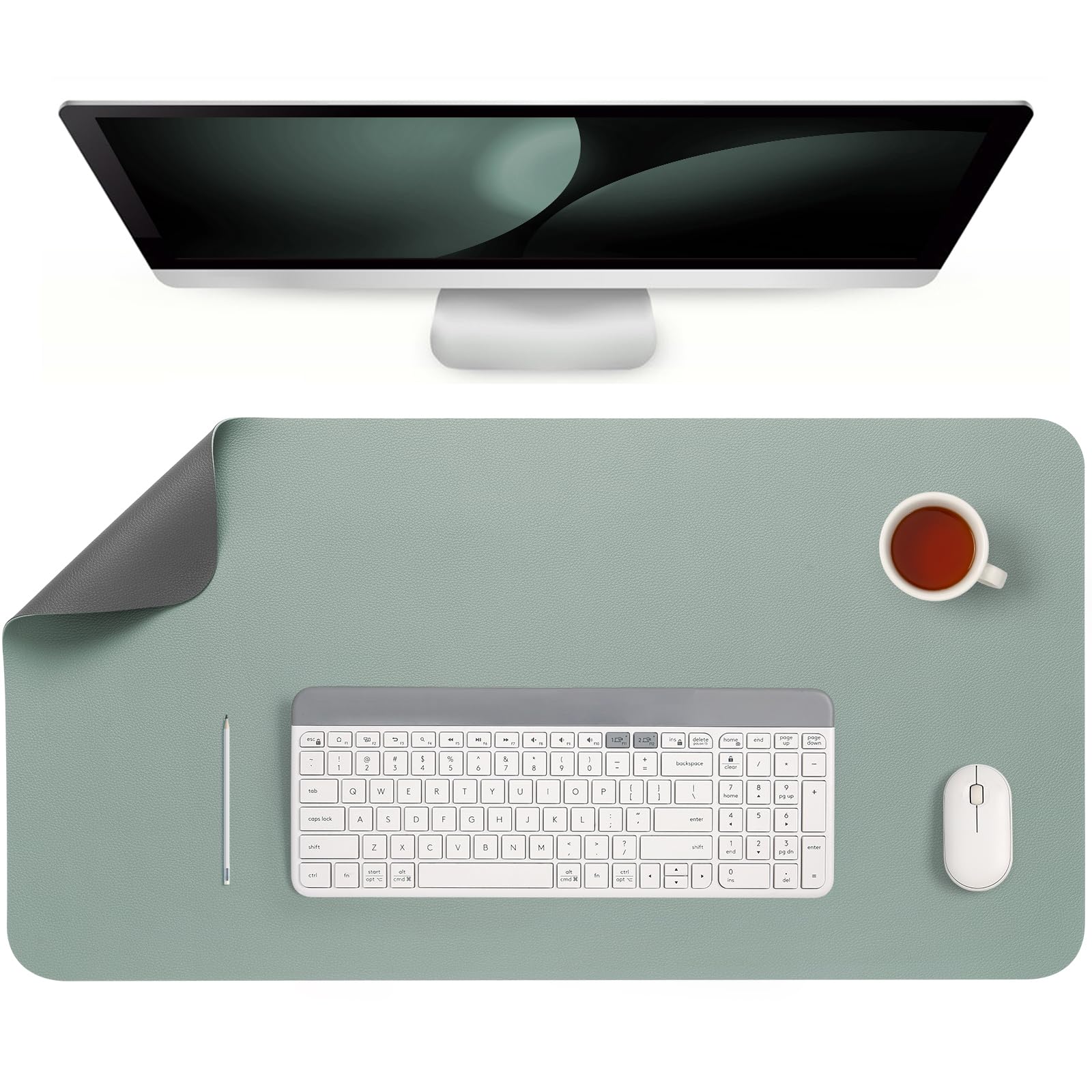 Jumdast Sous-main, Tapis De Bureau Antidérapant Double Face Sous