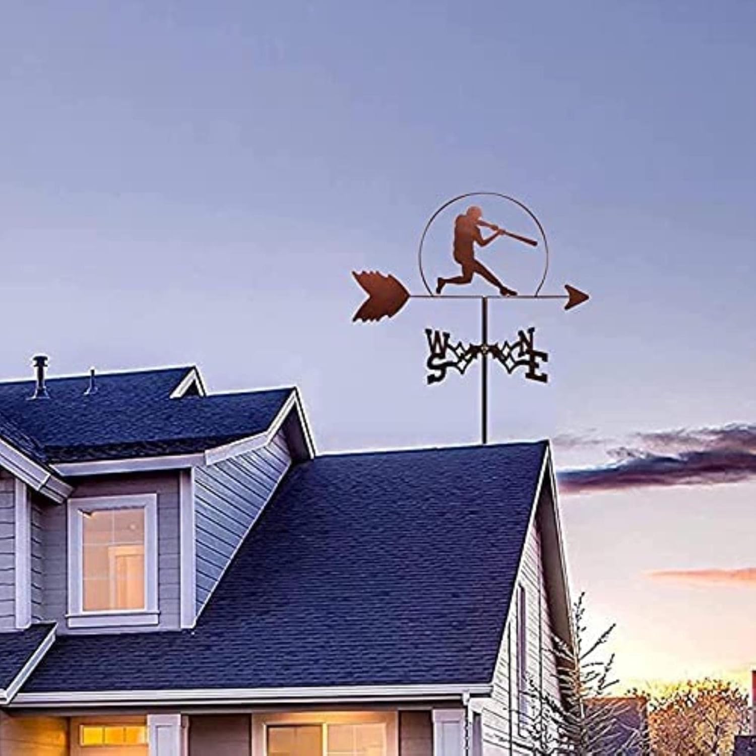 風見鶏 ステンレススチール 風向計 耐久性 レトロ ファームガーデンステーク 風見鶏 ガーデンコートヤード装飾 プロ仕様 計測ツール