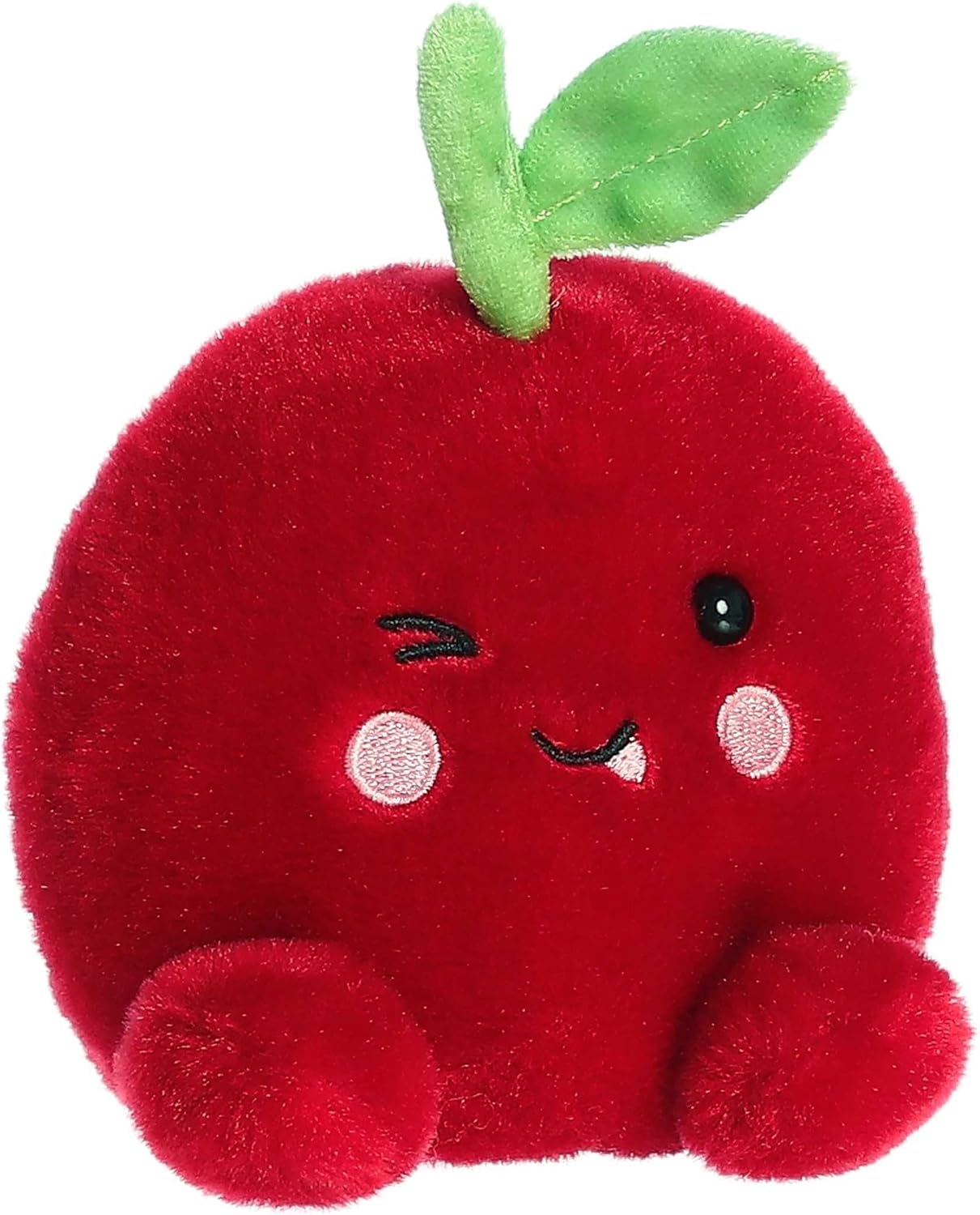 Aurora® Adorable Palm Pals™ Cordial Cherry™ Stuffed Animal - Fun Collectible Plush for Kids and Adult Collectors - Perfect for Decorating Rooms and Birthday Gifts - Red 6.5 Inches