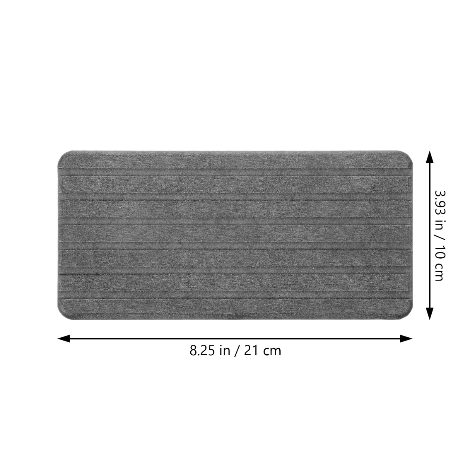 UPKOCH 4pièces Tapis Absorbant Diatomite pour sous Salle De Bain Tapis Absorbant pour Boissons Et Vaisselle pour Séchage Rapide