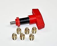 Vista 1 de El kit de reparación de inserción de latón de repuesto de carenado de parabrisas Batwing con herramienta de instalación es compatible