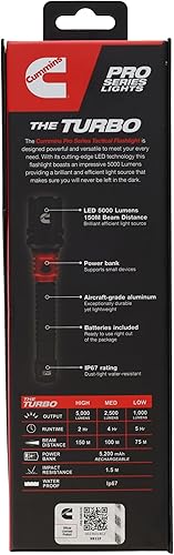 Miniatura 8 de Cummins CMN35359 Pro Series 60W COB linterna recargable alto lumen 5000 lúmenes LED múltiples modos de luz más banco de energía