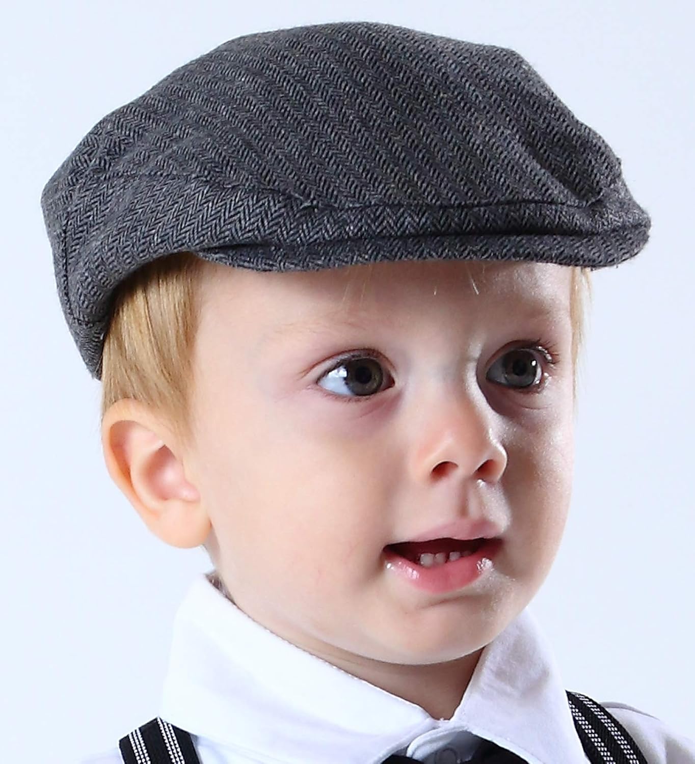 A&J DESIGN Baby Boys Tweed Vintage Drivers Cap Kids Beret Hat - Image 5