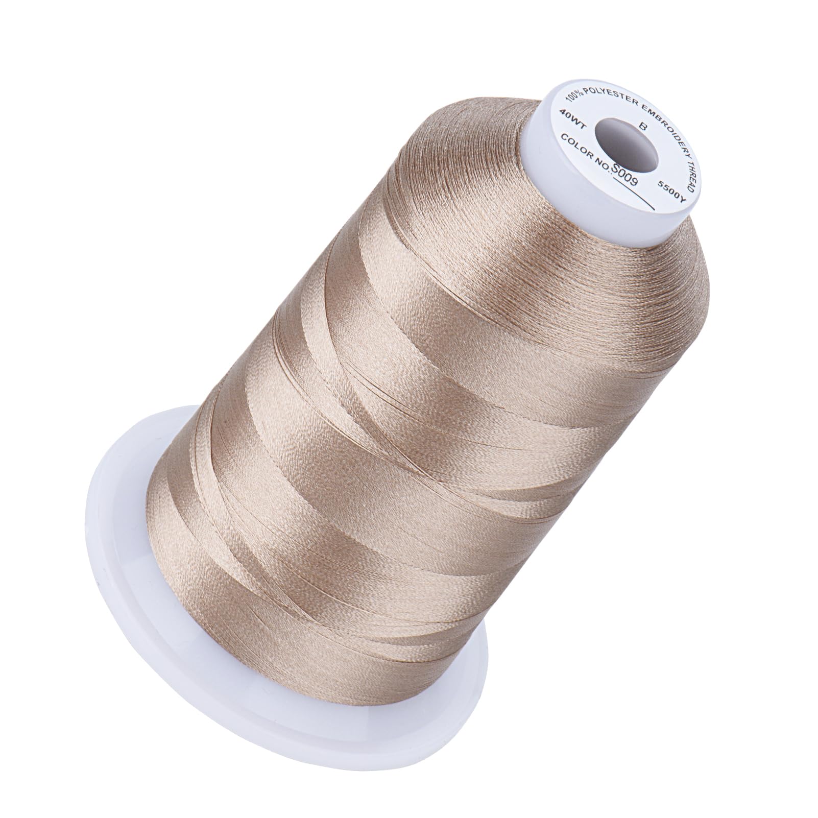 Amazon.com: Simthread Embroidery Thread Old Lace S009 5500 Yards, 40wt ...