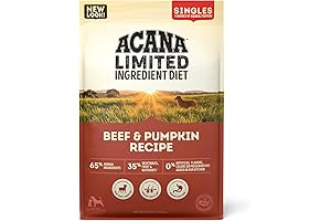 ACANA Singles Limited Ingredient Dry Dog Food for Puppies: Beef & Pumpkin...