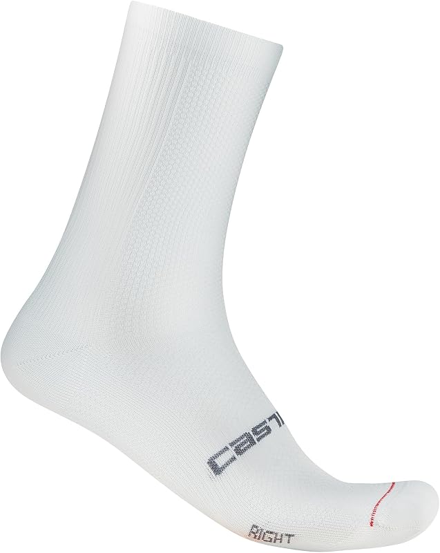 CASTELLI Men’s Espresso 18 Sock, Moisture Wicking Performance Cycling Apparel Sock for Road & Gravel Biking