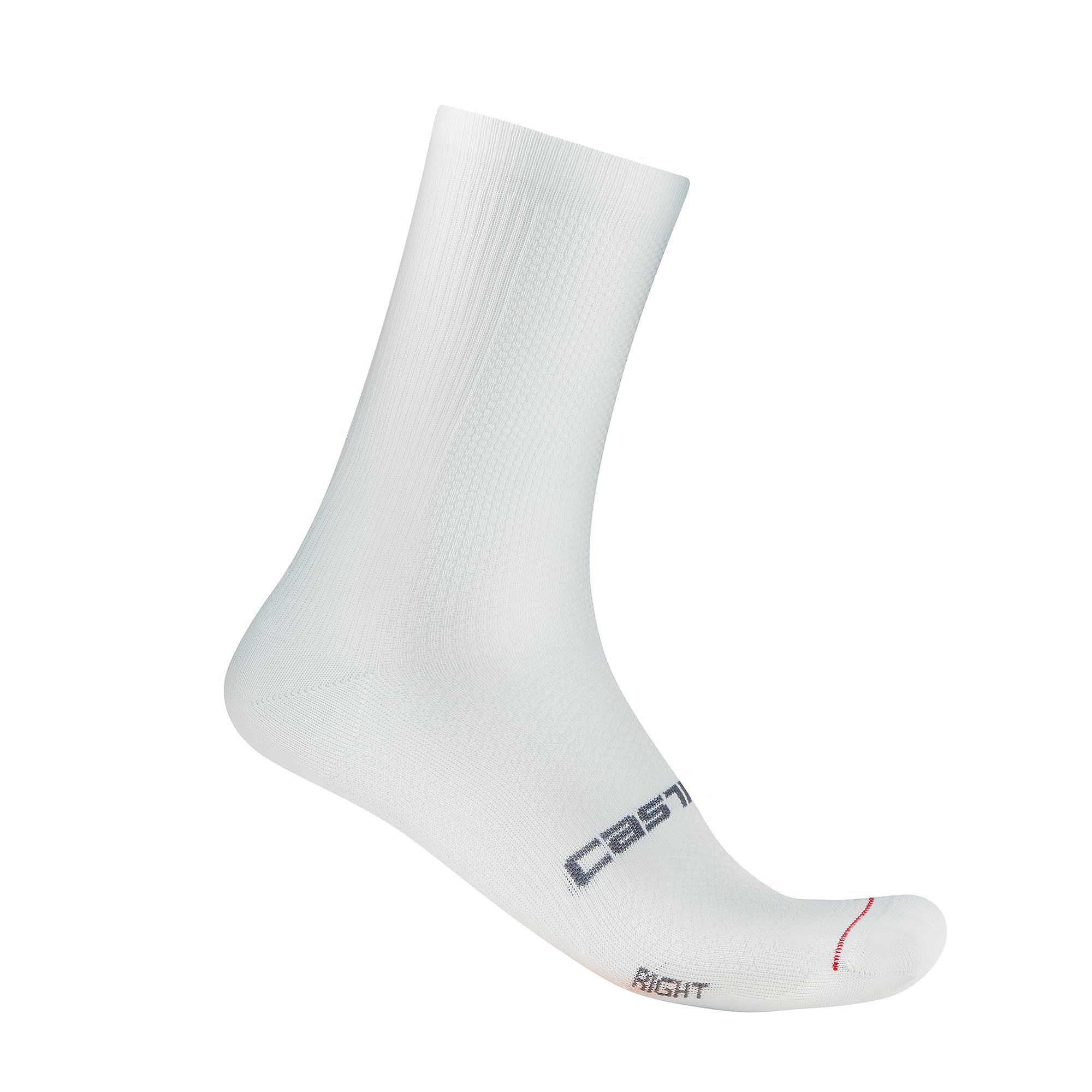 Castelli Espresso 18 Socks White, Size XXL