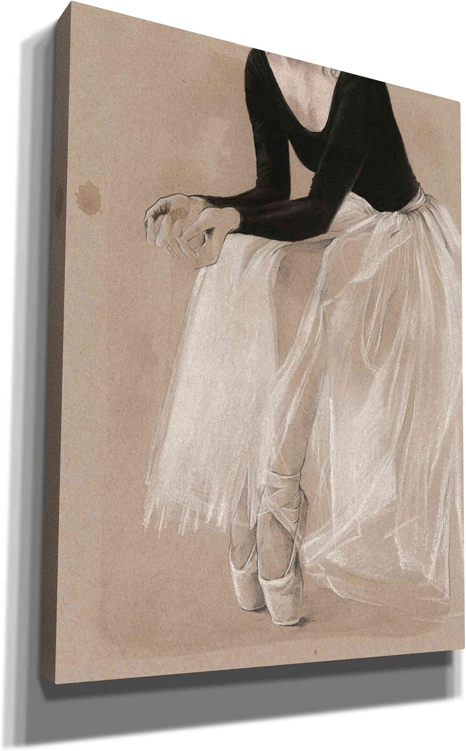 Epic Graffiti 'Ballet Study I' by Jennifer Paxton Canvas Wall Art, 12"x16"