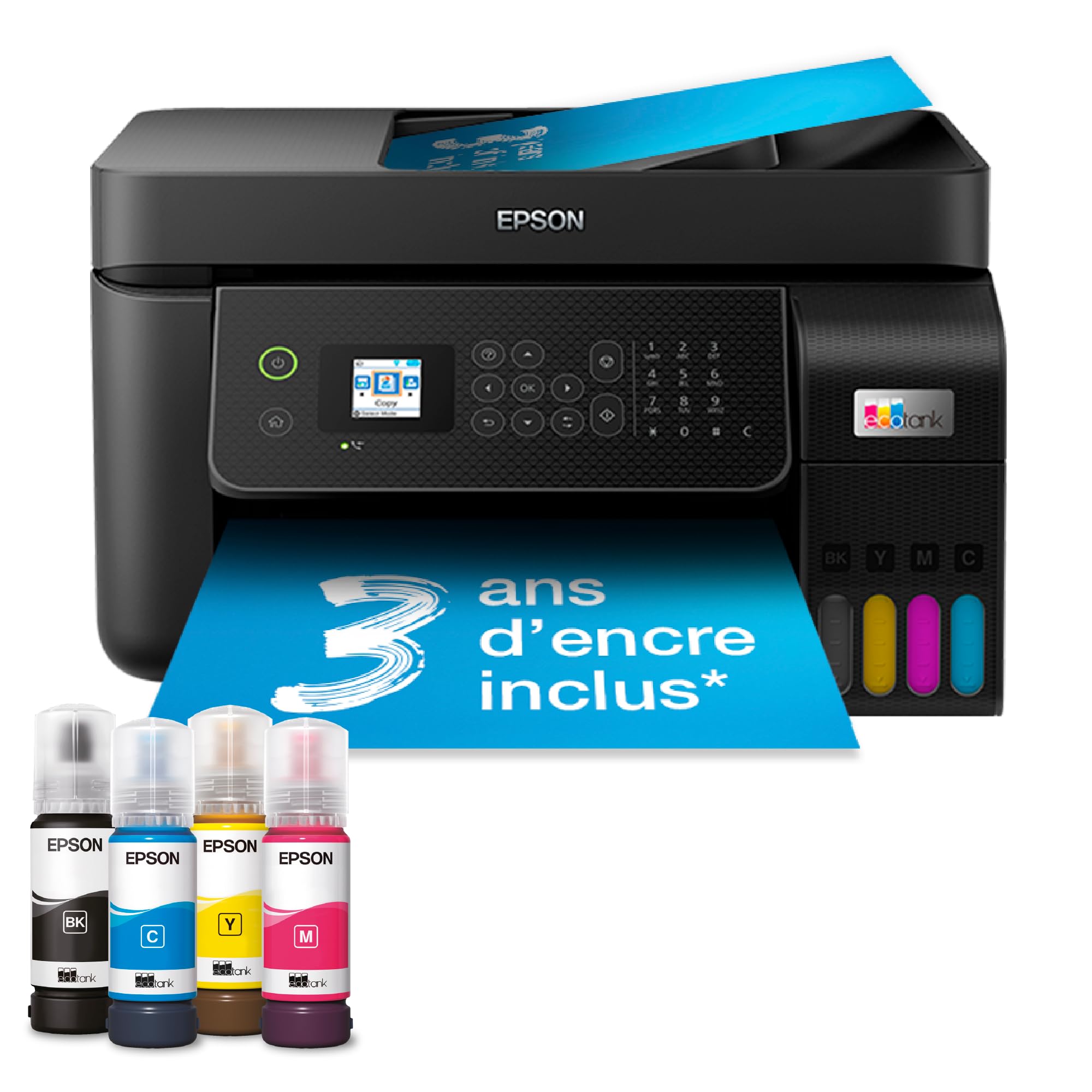 Epson EcoTank ET-M2170 évitez les pannes d'encre avec cette imprimante monochrome multifonction