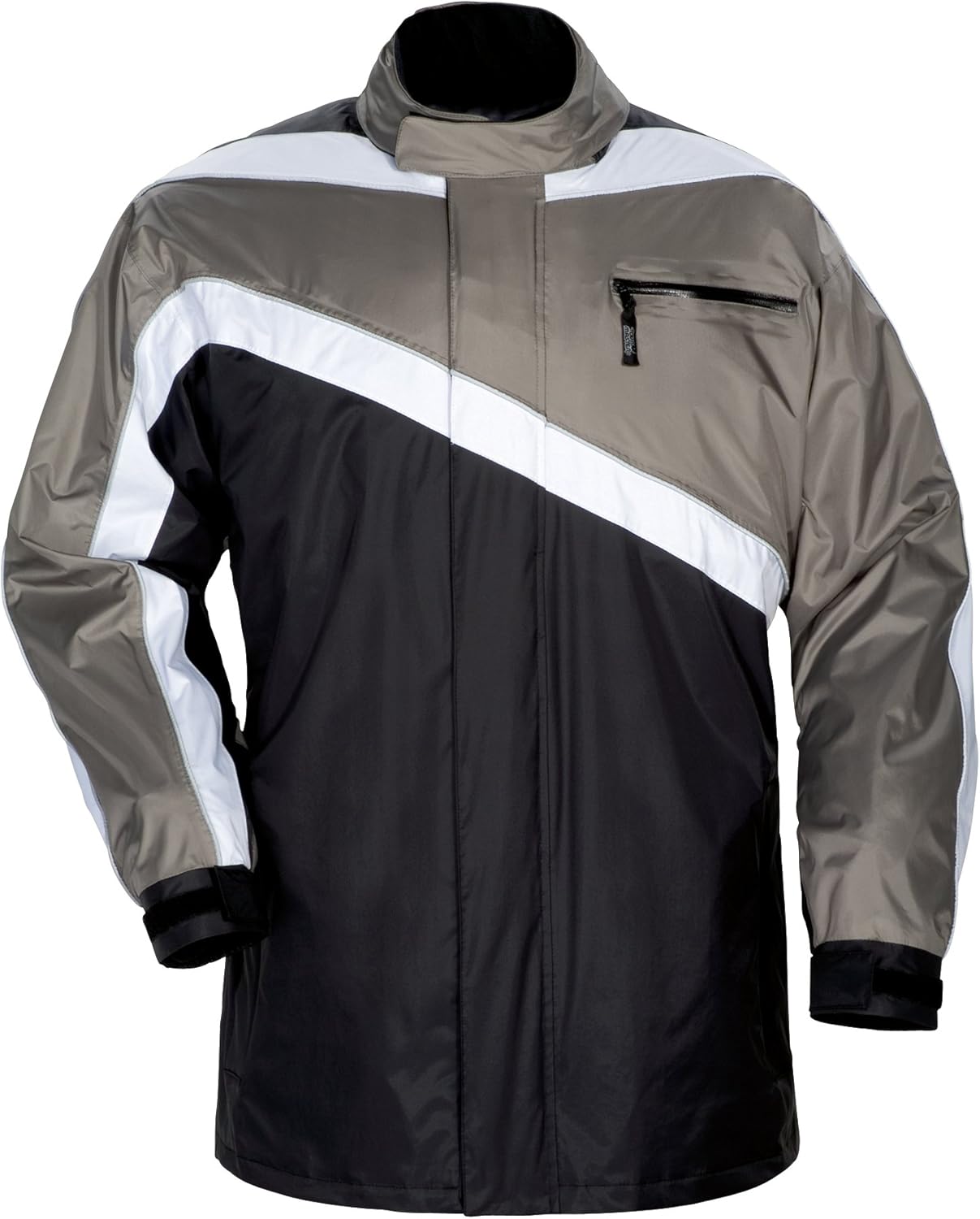 Tourmaster Defender 2.0 Two-Piece Rain Suit (Small) (Black/HI-VIS) : Automotive