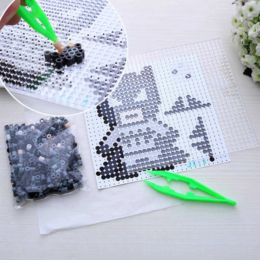 Set De 9 Pinzas De Plástico En Colores Pastel – Para Cuentas De Planchar Y Manualidades – Desarrollan La Motricidad Fina – Ideales Para Niños