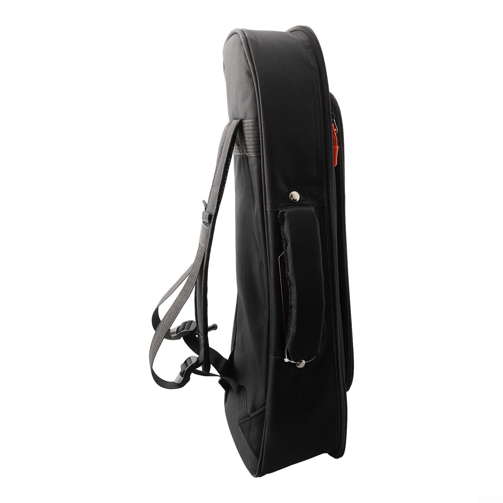 Zaino portatile per tromba con grande tasca, custodia impermeabile in tessuto Oxford per strumenti in ottone - nero