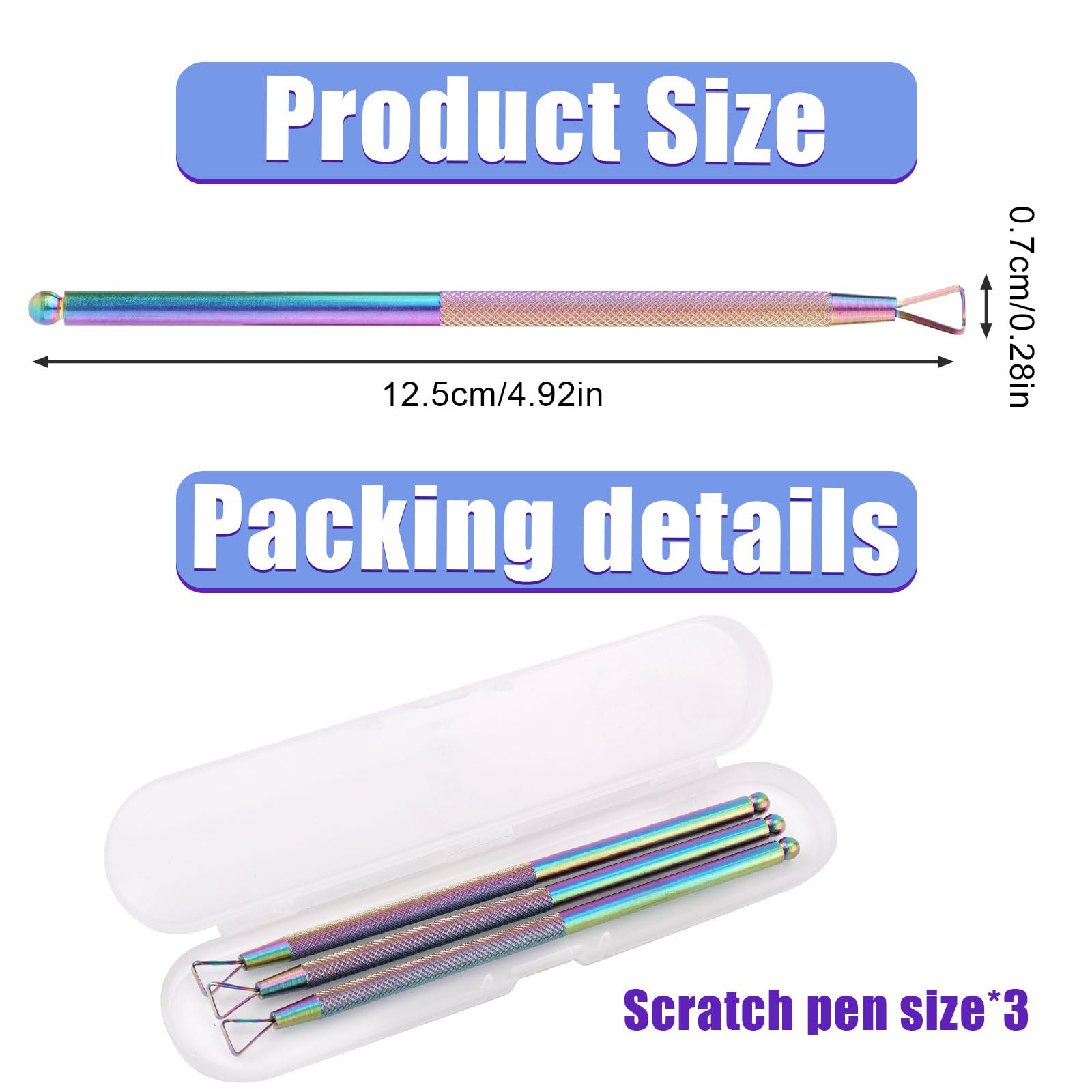 3 Raschietti Per Gratta E Vinci - In Acciaio Inox Doppia Testa Per Biglietti Della Lotteria - Foto 6