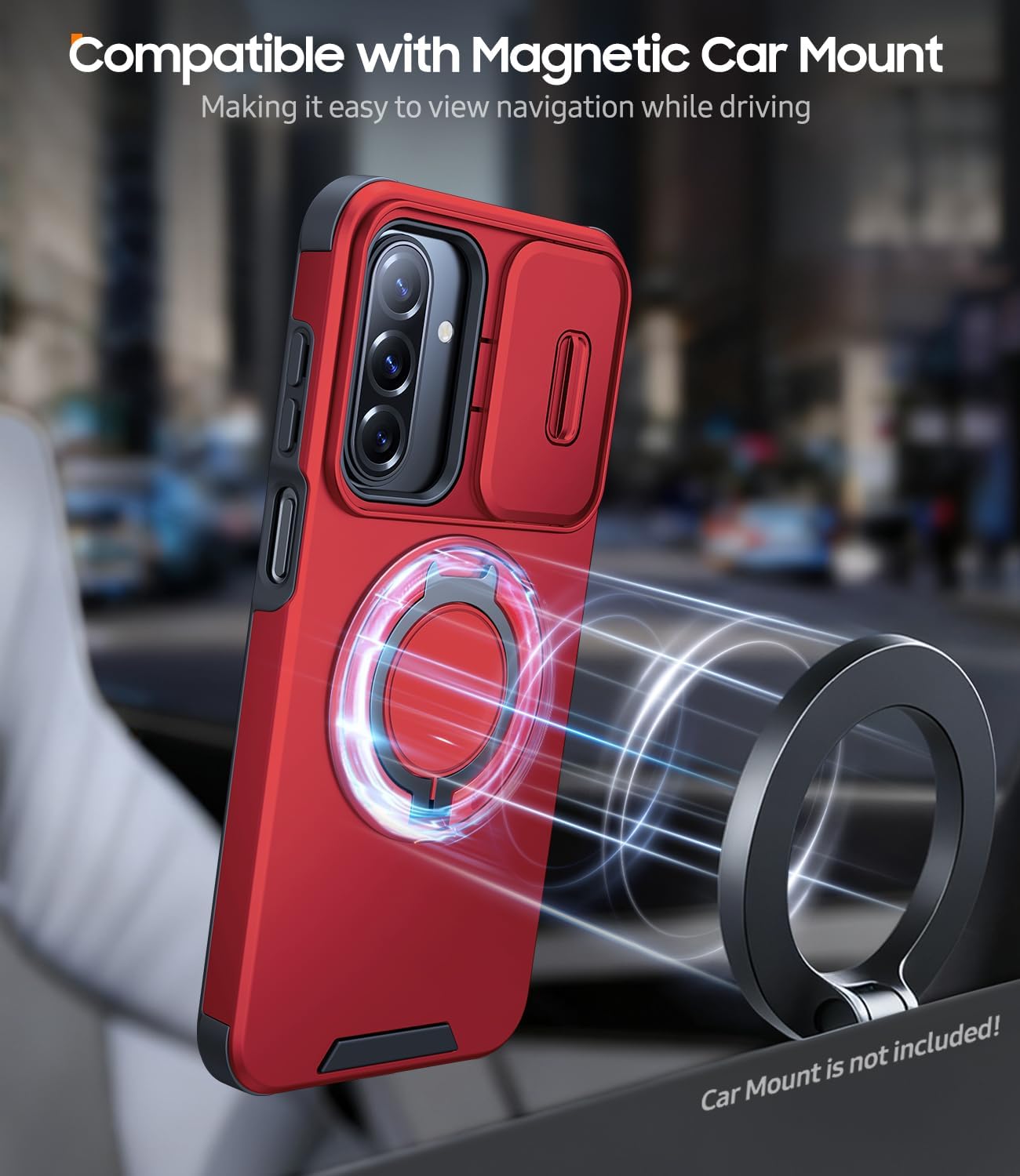  for Samsung Galaxy A17/A16 5G Phone Case with Stand Slide Camera Cover thumbnail
