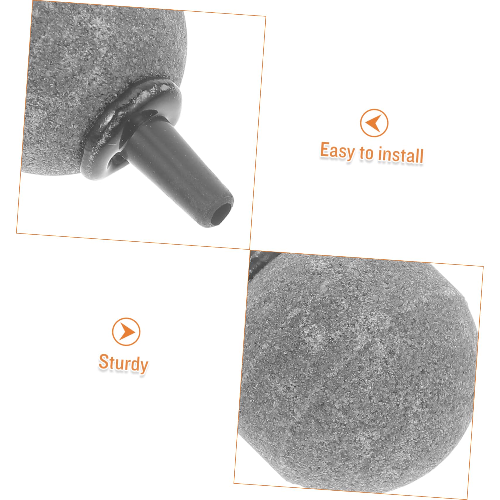 ibasenice 10 pièces à Air pour Aquarium de Diffuseurs à Bulles Pierre pour Réservoirs et Durables Améliorez Oxygénation de Votre Aquarium
