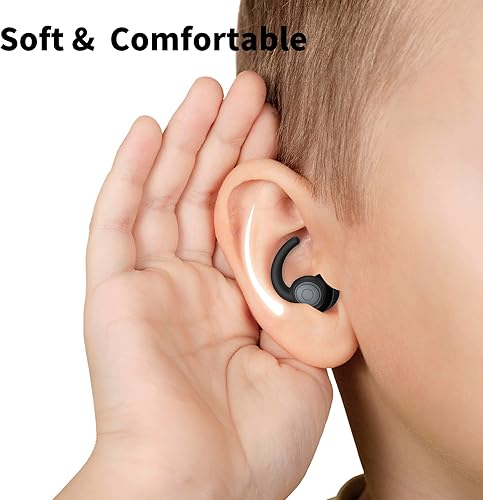 Miniatura 3 de Tapones para los oídos para dormir, 2 pares  38 dB NRR más alto de cancelación de ruido tapones para los oídos para dormir, bloqueo de sonido,