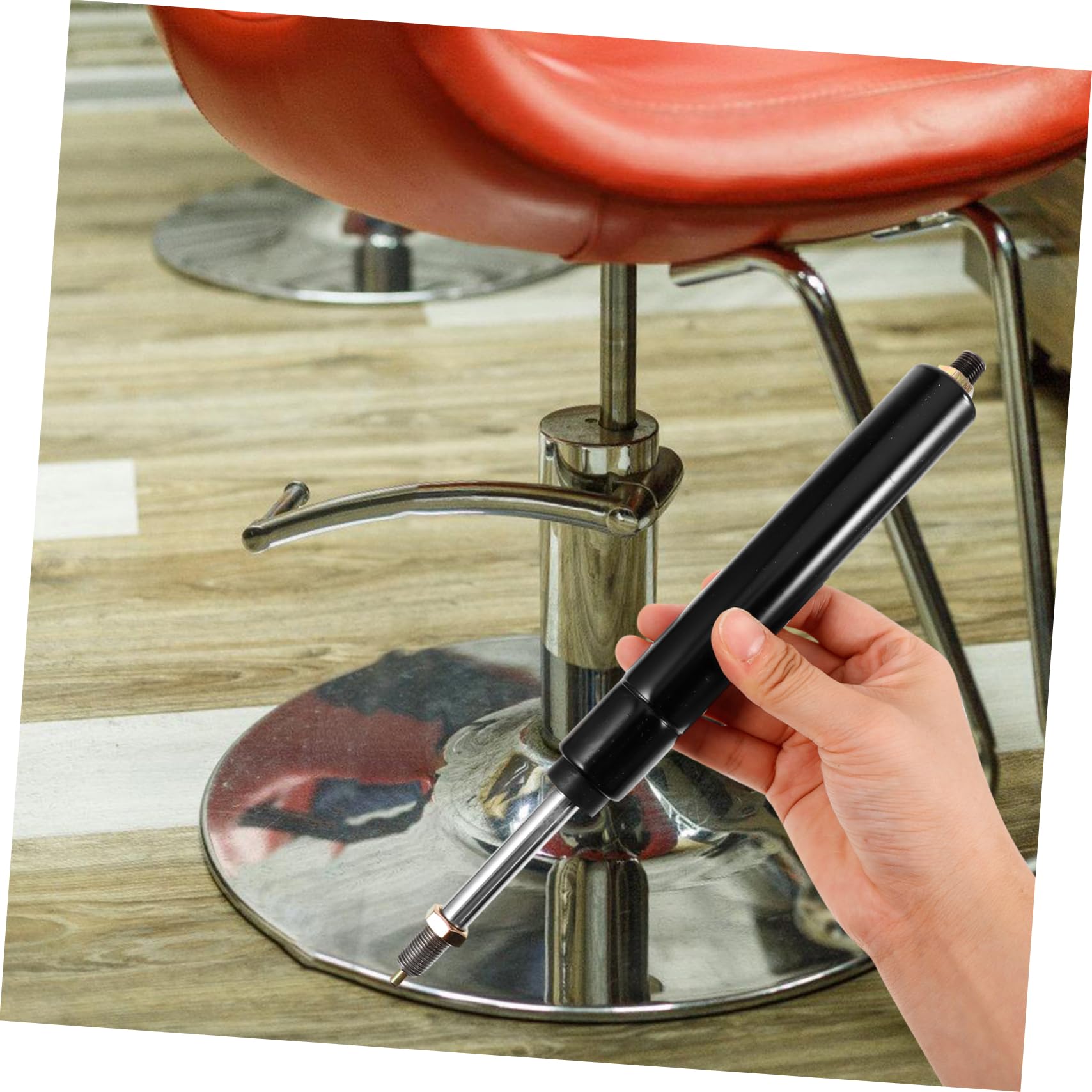 Accesorio para Silla De Salón Varilla Hidráulica 16,5 Cm Negro Barra Resistente Ajuste Suave para Sillones De Peluquería y Barbería Repuesto para Mecanismo Reclinable