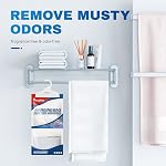 Vacplus Moisture Absorbers Packets, Fragrance Free 20 Pack, Humidity Packs, Dessicant Packets, Hanging Closet Dehumidifier Bags, Dehumidifier for Bathroom, Blue, 30.0 x 16.0 cm