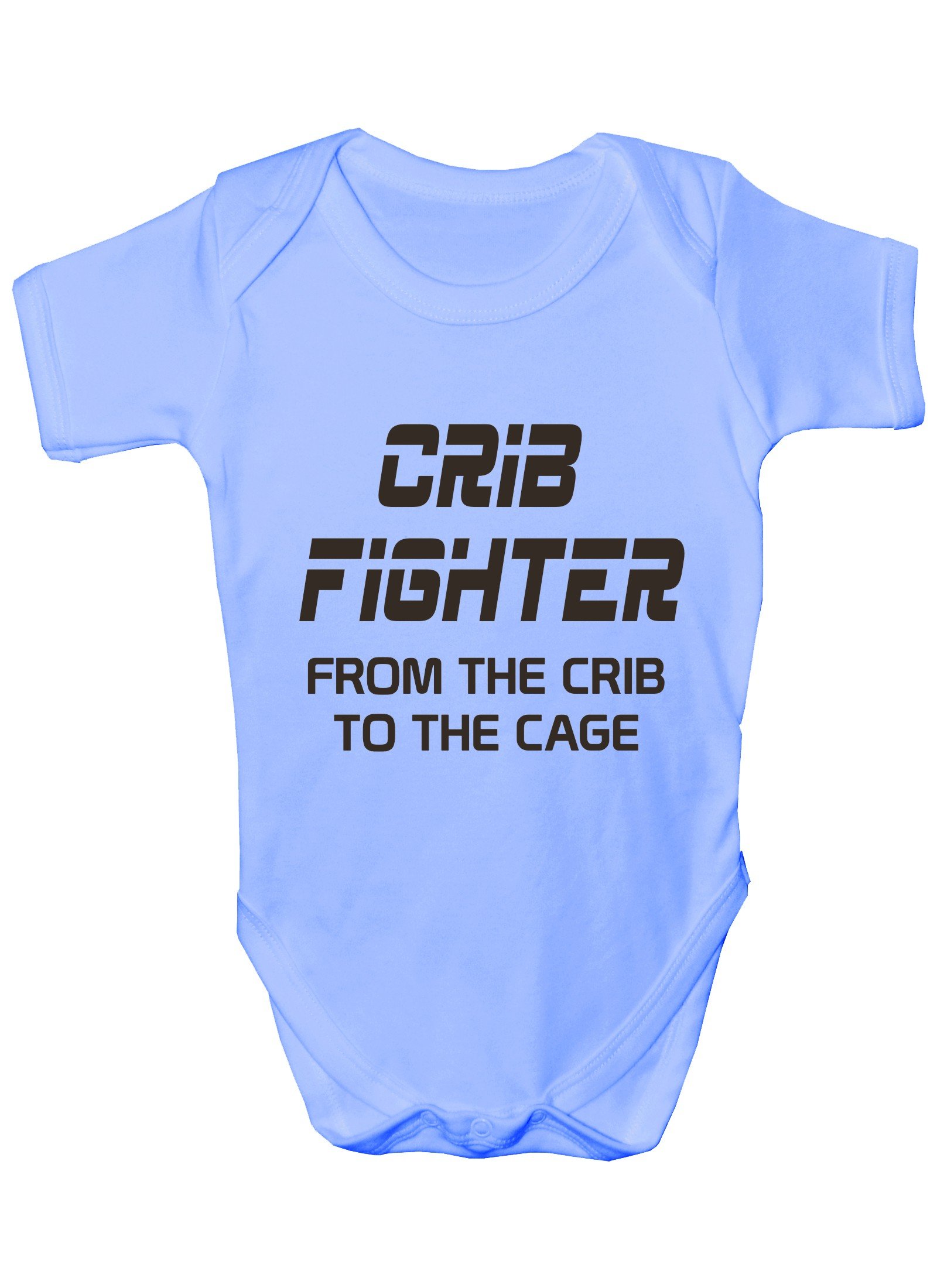 Print4U Crib Fighter ~ UFC/MMA ~Funny Babygrow~Babies Gift Boy/Girl Vest/Babies Clothing 3-6 blue