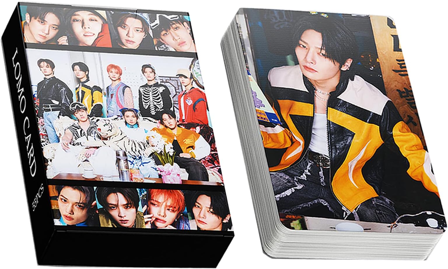 55 PCS Stray Kids LOMO Cards NO EASY Album Photo Cards New Album Postcards Stray Kids Album noeasy Cards Gift for Fans Daughter