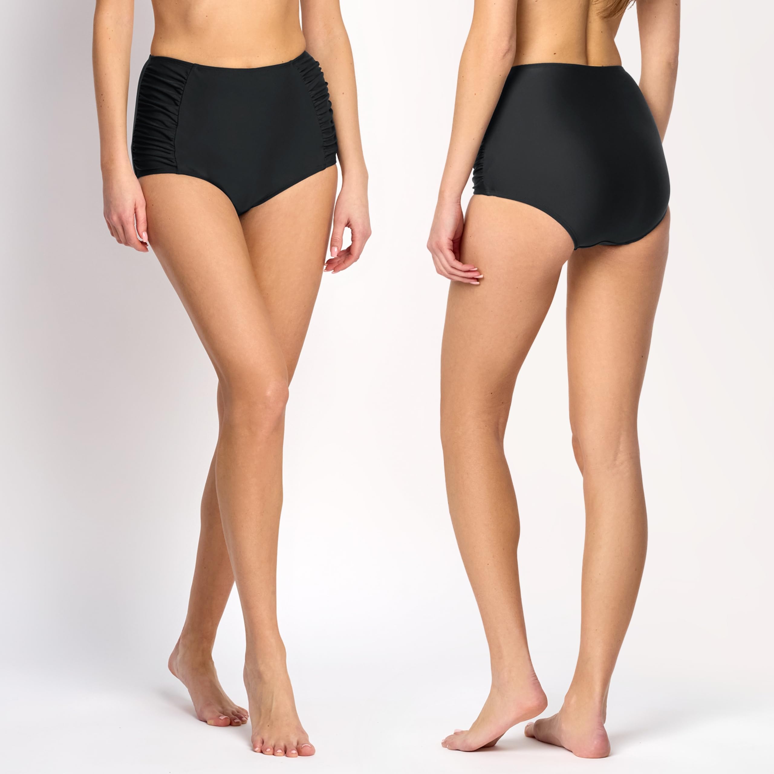 Merry Style Damskie Majtki od Bikini z Wysokim Stanem MS10-119
