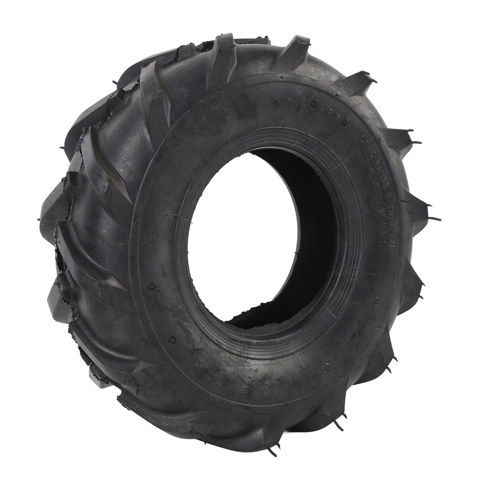 13x5.00-6 Pneu Tubeless Antidérapant Souffleuse à Neige Pneu de Tracteur de Pelouse 6 Pouces Pneu Tubeless