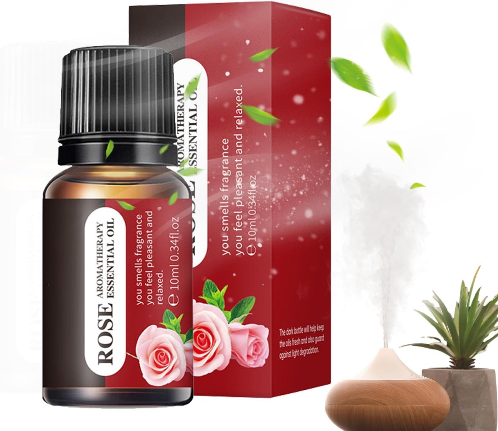 Fragrance Oil for Diffusers - 10ml Air Diffuser with Flower Essential Oils for Home - Room Essential Oils for Bedroom, Car, Children's Room, Travel, Dorm and Office