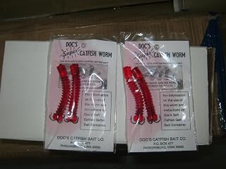 Doc's Super Catfish Worm (Dough Bait Holder) 2 Packs
