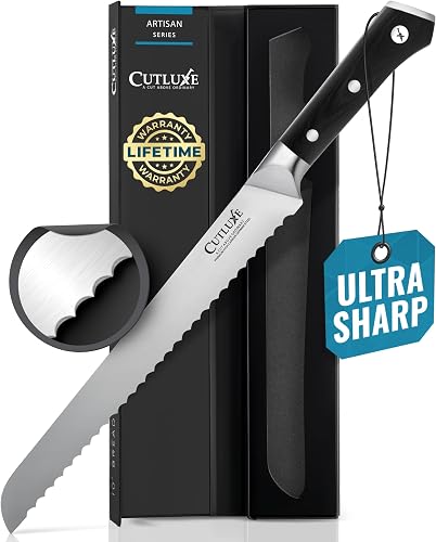 Cutluxe Serrated Bread Knife