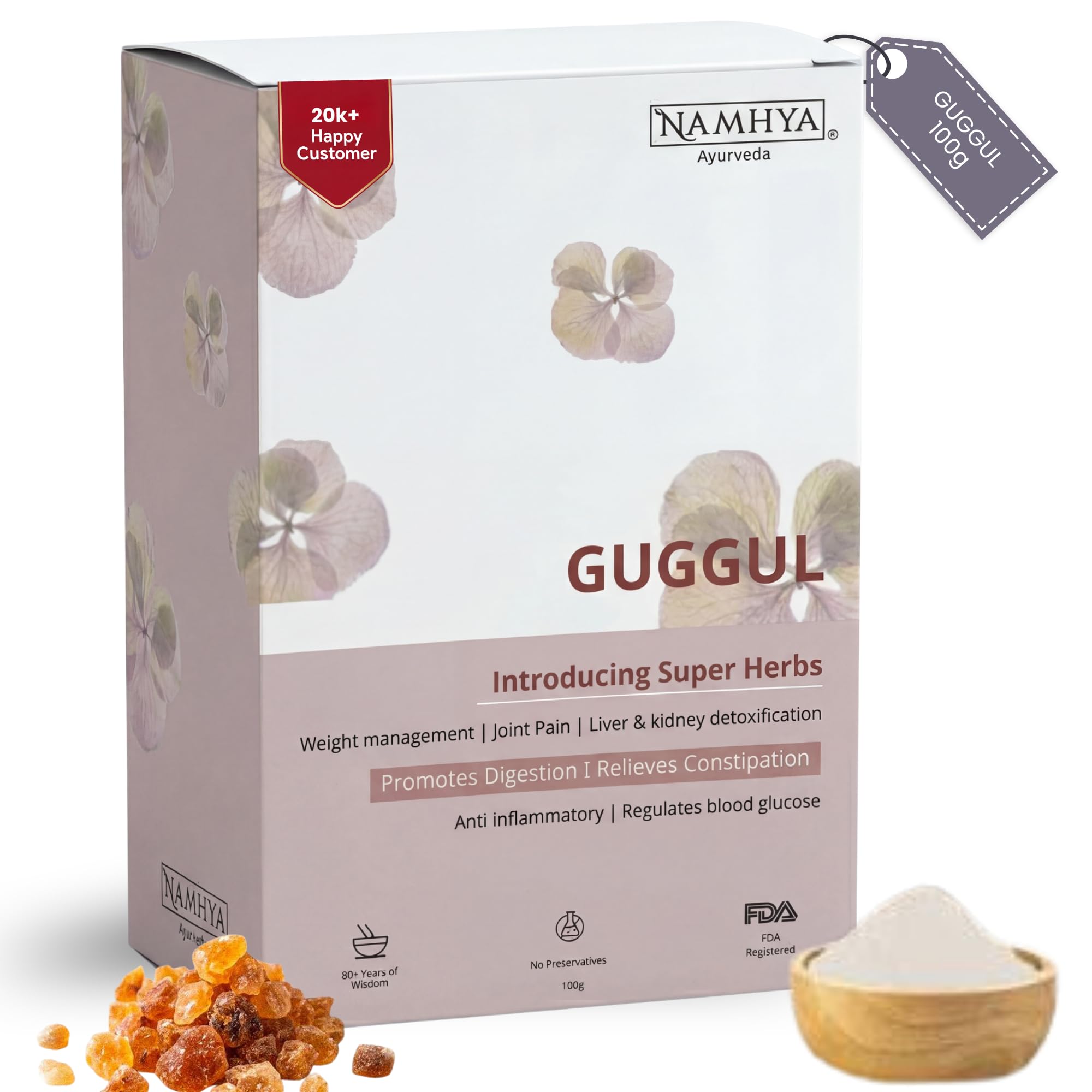 Namhya Guggul Powder | Joint Support & Healthy Metabolism | 100g