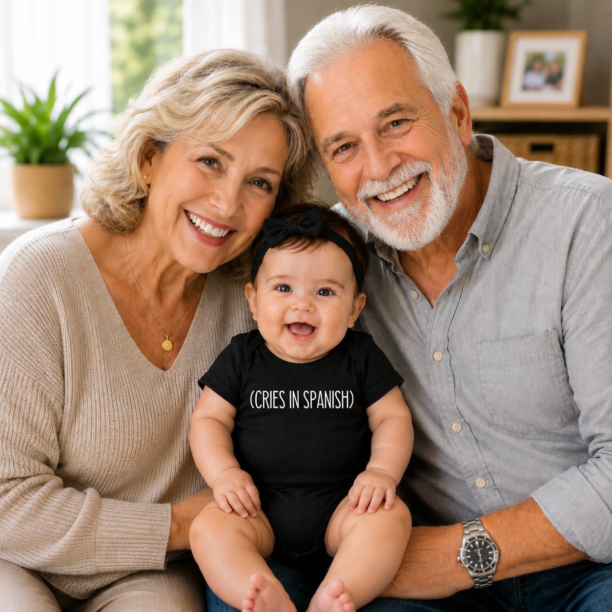 CBTwear Cries in Spanish Funny Baby Bodysuit Infant Outfit