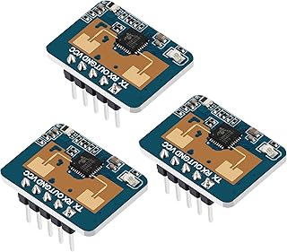 3 PCS LD2410C Sensor Module HLK-LD2410 Human Presence Radar LD2410 Millimeter Wave Radar Sensor Module Non Contact 24GHz ISM Band Serial Port IO Level Output