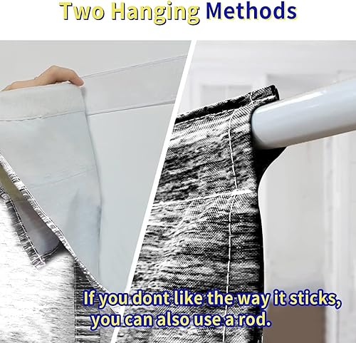 Miniatura 5 de Cortinas de puerta para ventanas de puerta, cortinas de ventana de puerta de bosque verde para puerta de vidrio francesa, privacidad con aislamiento