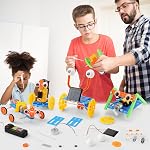 Kit robotique STEM Jouets pour enfants 6-8 8-10, Artisanat pour enfants Science Experiment Kit 6-8, Cadeaux d'anniversaire pour 6 7 8 9 10 Année Garçons Filles, Robot Building Jouets pour 6+ 6-12