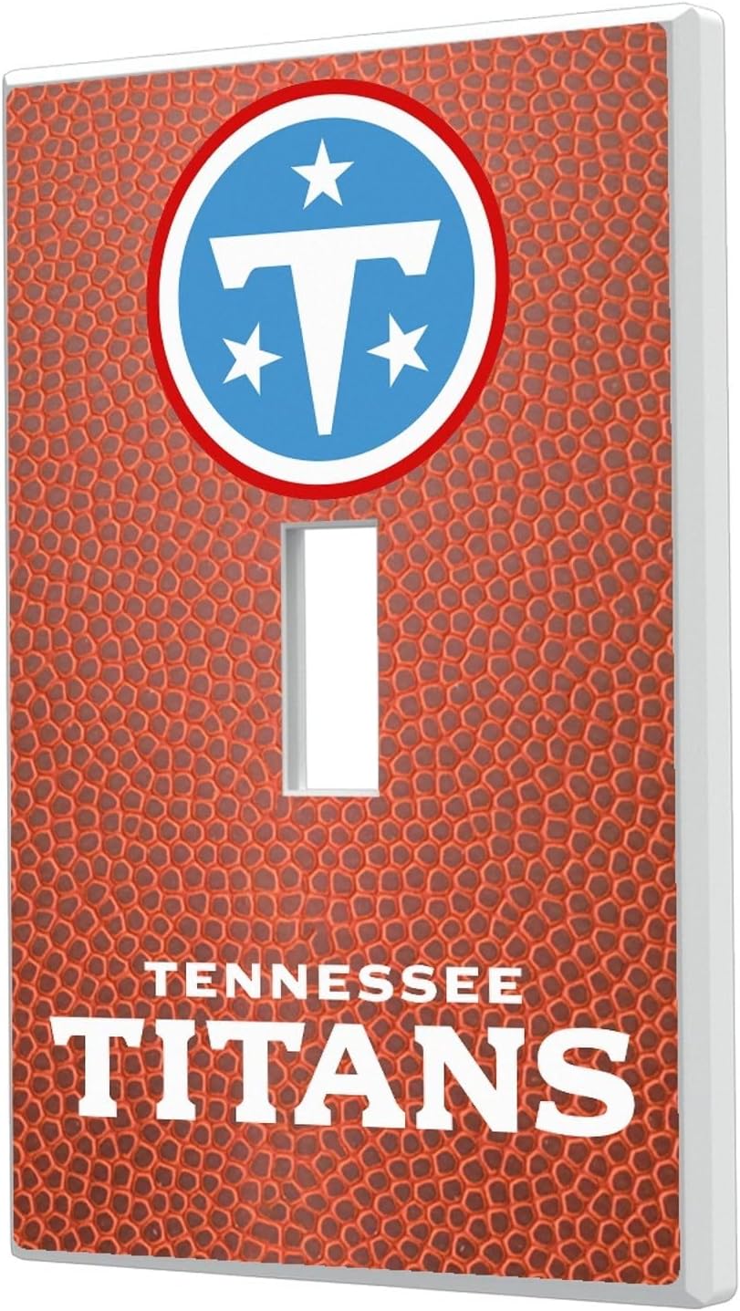 Tennessee Titans Football Design Single Toggle Light Switch Plate