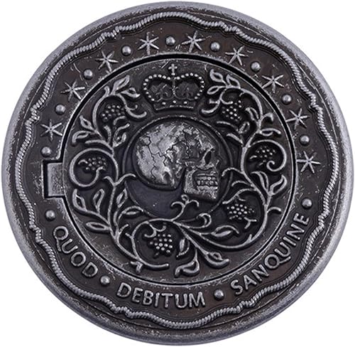 Blood Oath Marker Coin Novelty Metal Coins John Movie Props Cosplay Collecting Coin for Fans for Men Women Teen (Black Coin)