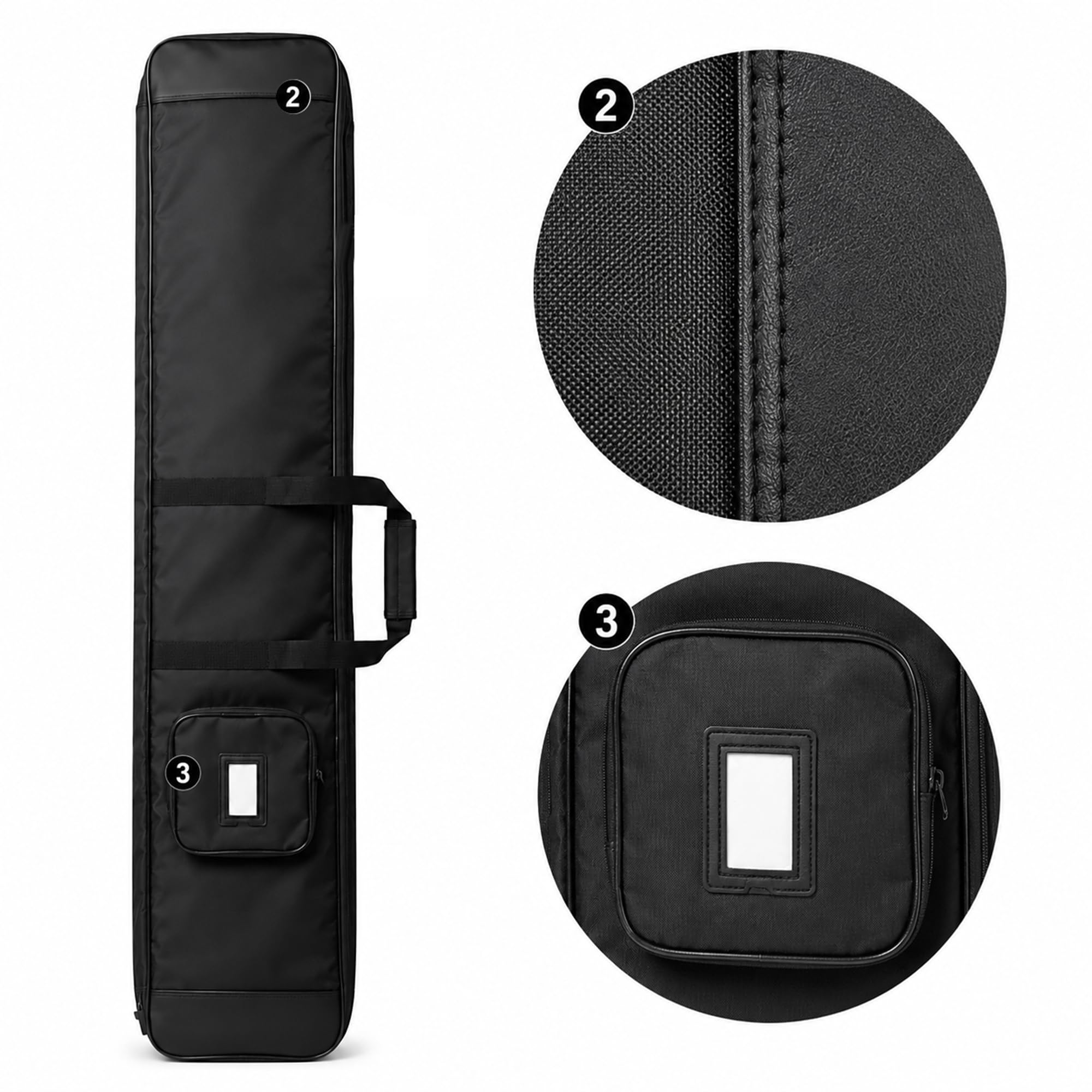 Hema Schwerttasche, Fechten, langes Schwert, zwei, Tasche, tragbarer Griff, Doppelschwert-Tasche, Hema Langschwert-Aufbewahrungstasche