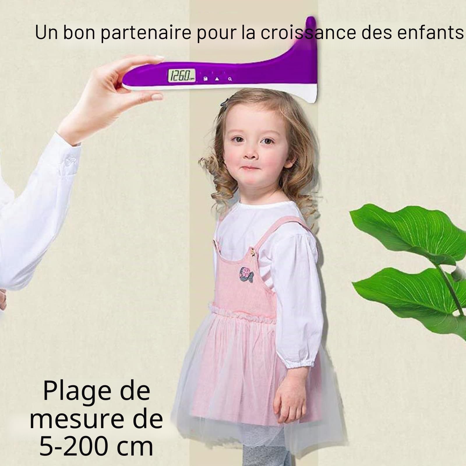 Pour la croissance du corps, altimètre de précision, instrument de mesure à ultrasons, stadiomètre à ultrasons pour enfants et adultes, appareil de mesure de la hauteur