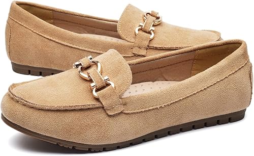 Miniatura 8 de Mocasines cómodos y ligeros para mujer, zapatos planos de meter sin cordones, estilo informal para el trabajo