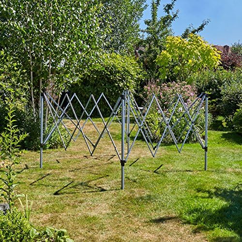 Home Source Pop Up Gazebo 3m x 3m Outdoor Garden Marquee Tent Easy Up Black With Carry Bag