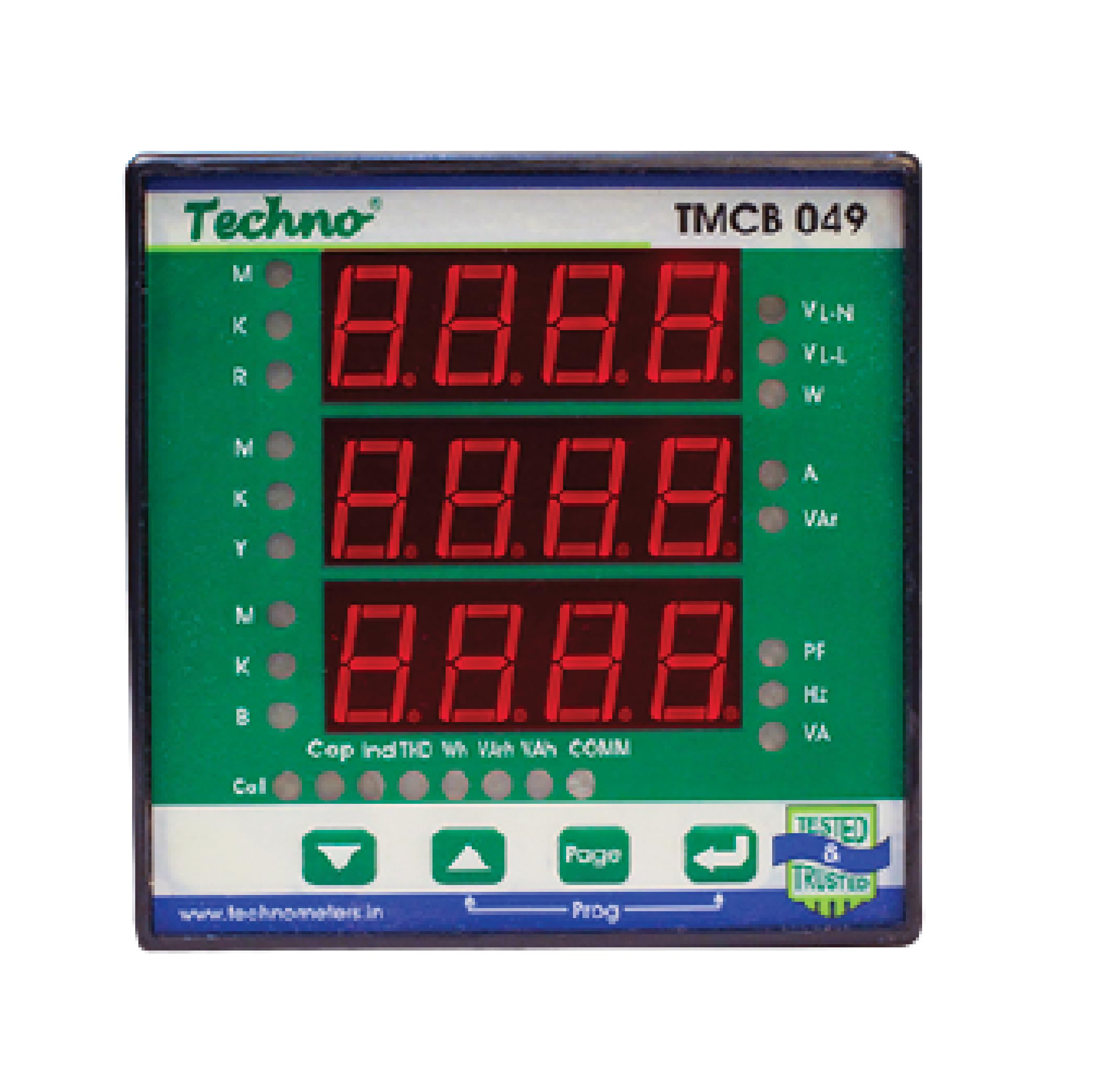 Three phase maximum demand controller for efficient power management - Three Phase Panel Type - 3x5 A - with 2 Realys - MDI Controller - Automatic Maximum Demand Controller-image-5