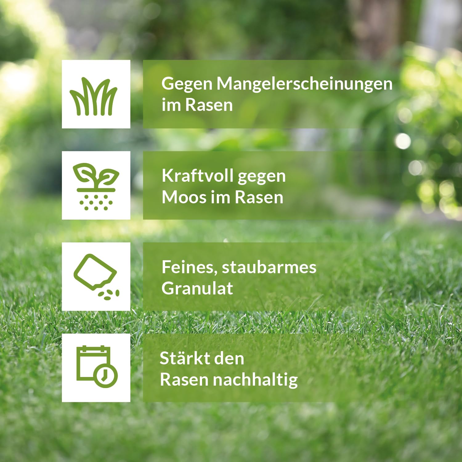 TerraDomi Eisendünger 20kg 800m² Granuliert streuwagengeeignet staubfrei