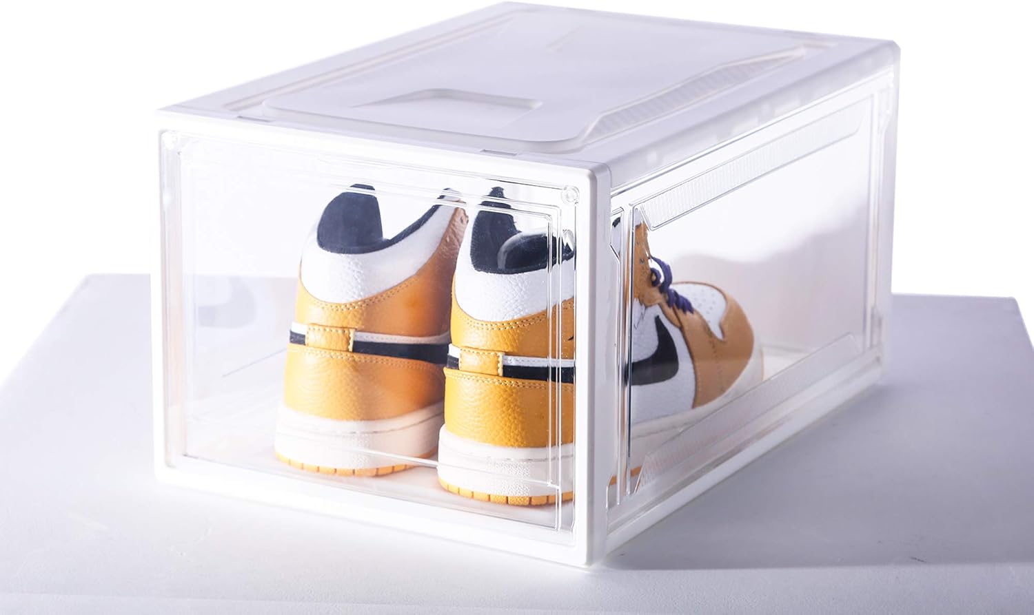 Bеѕt Cуbеr Dеаlѕ 🔥 Altratech Shoe Box 4 Pack Drop-Front Shoe Storage Large Size Shoe Organizer Stackable For Shoe Collection Display, Wide, Clear Bеѕt Rеvіеw Altratech Shoe Box 4 Pack Drop-Front Shoe Storage Large Size Shoe Organizer Stackable For Shoe Collection Display, Wide, Clear