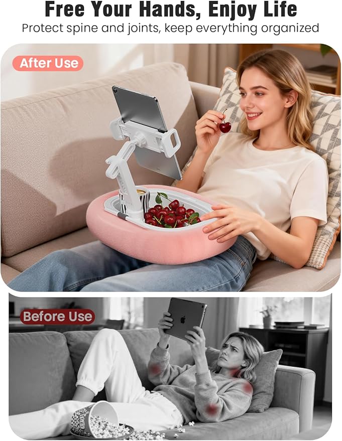 Soporte Almohada Tablet y Kindle Ajustable 4-13 Pulgadas miniatura 4