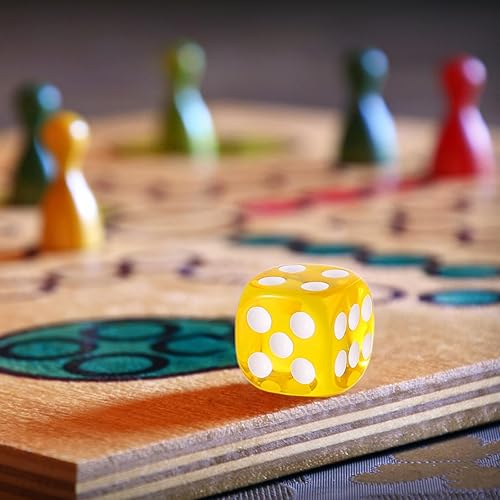 Miniatura 195 de Juego de 36 dados mini de 0.472 in, 6 caras, juego de dados con patrón de perlas, 6 dados estándar para Yahtzee, Bunco o enseñanza de matemáticas