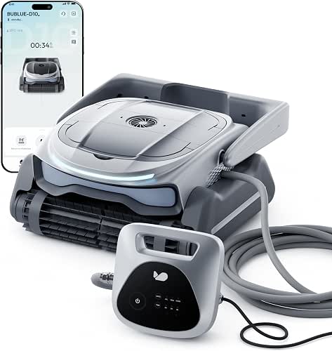 Bubot 800P Robotic Pool Cleaner, Pool Vacuum with Superior Suction,